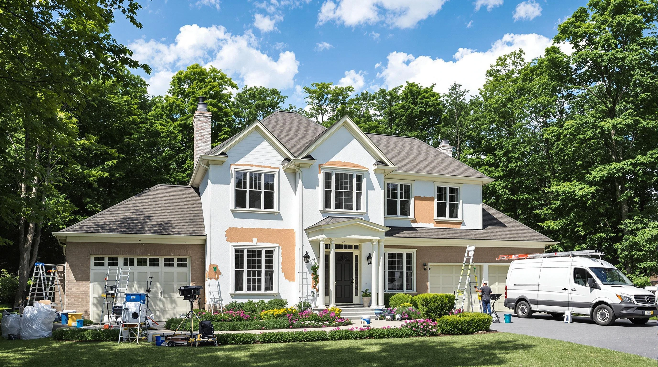 Avon Lake House Painters painting crew working in Avon, OH