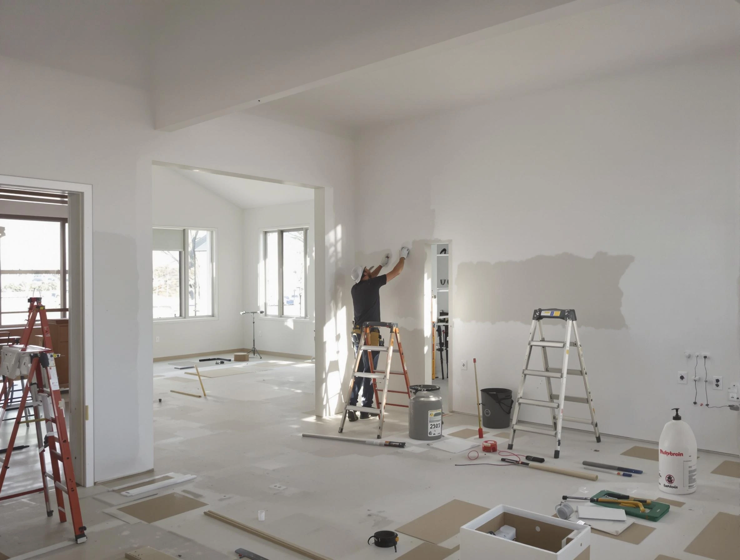 Detailed drywall installation with Avon Lake House Painters in Avon Lake