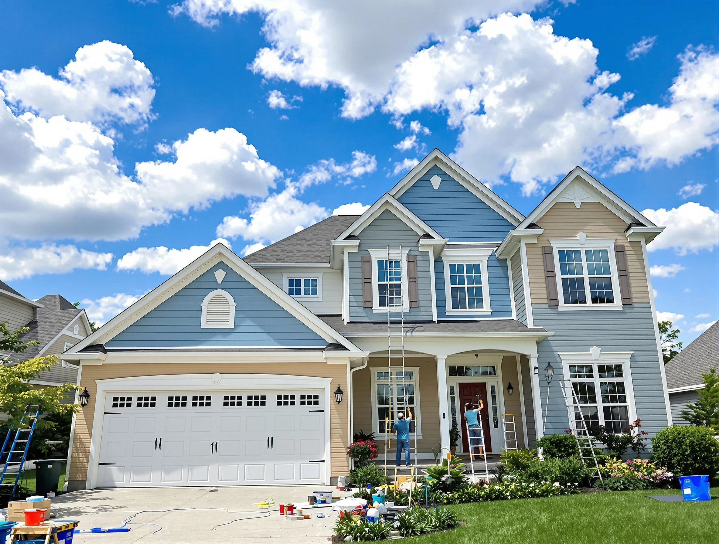 Professional house painting by Avon Lake House Painters experts in Avon Lake, OH